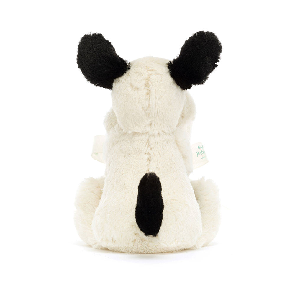Bashful Black & Cream Puppy Soother - Stay Forever