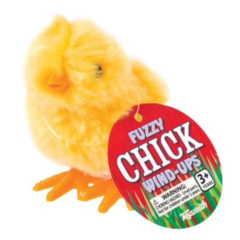 Yellow Fuzzy Chick Wind Ups