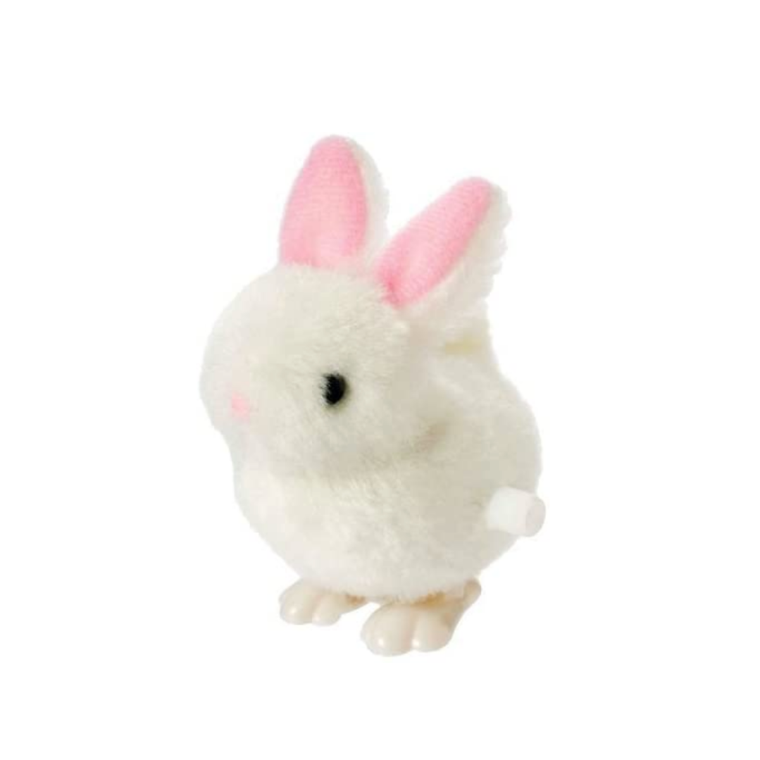 White Fuzzy Bunny Wind Ups