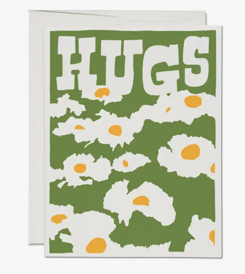 Matilija Poppy Hugs card