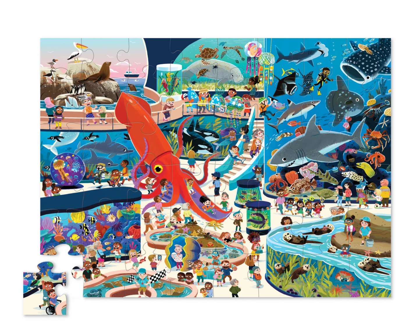 Day at The Aquarium 48 pc Puzzle
