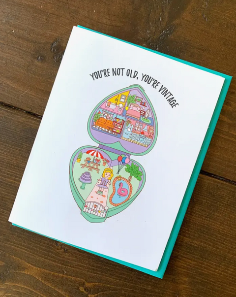 Polly Pocket Birthday Card