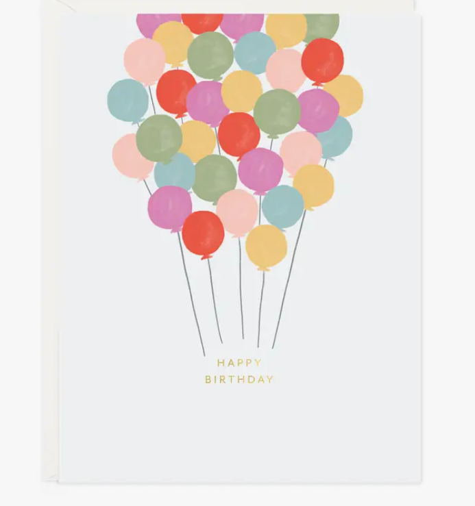 Birthday Balloons Card
