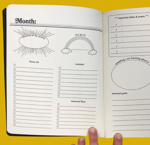 Month View Planner Daffodil