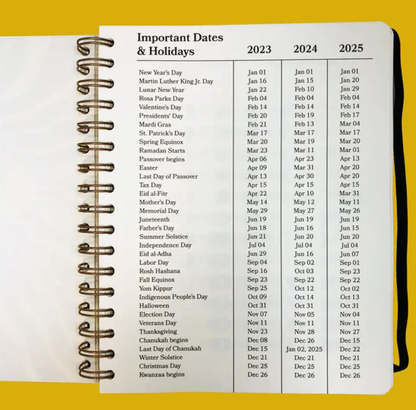 The Rainbow Vision | Seeing Eye Open Dated 12 Month Planner - Stay Forever