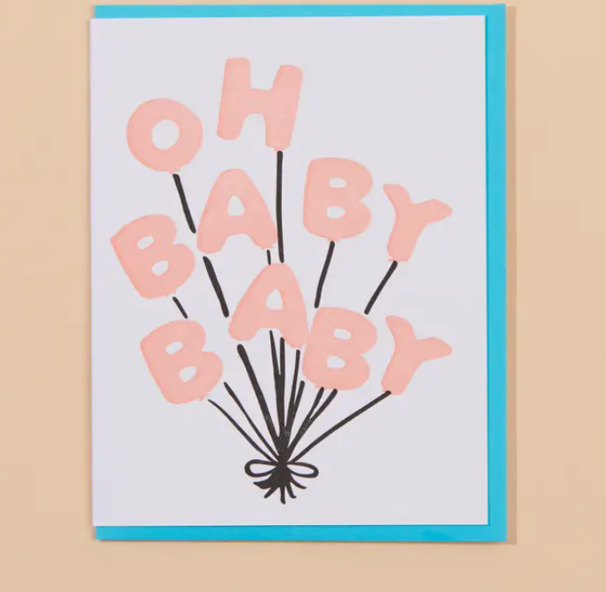 Baby Balloons Card