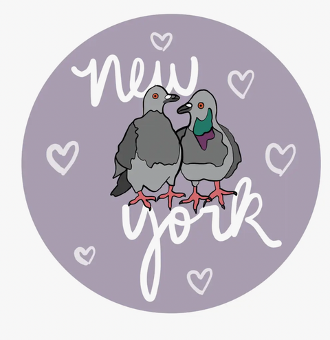 New York City Pigeon Sticker