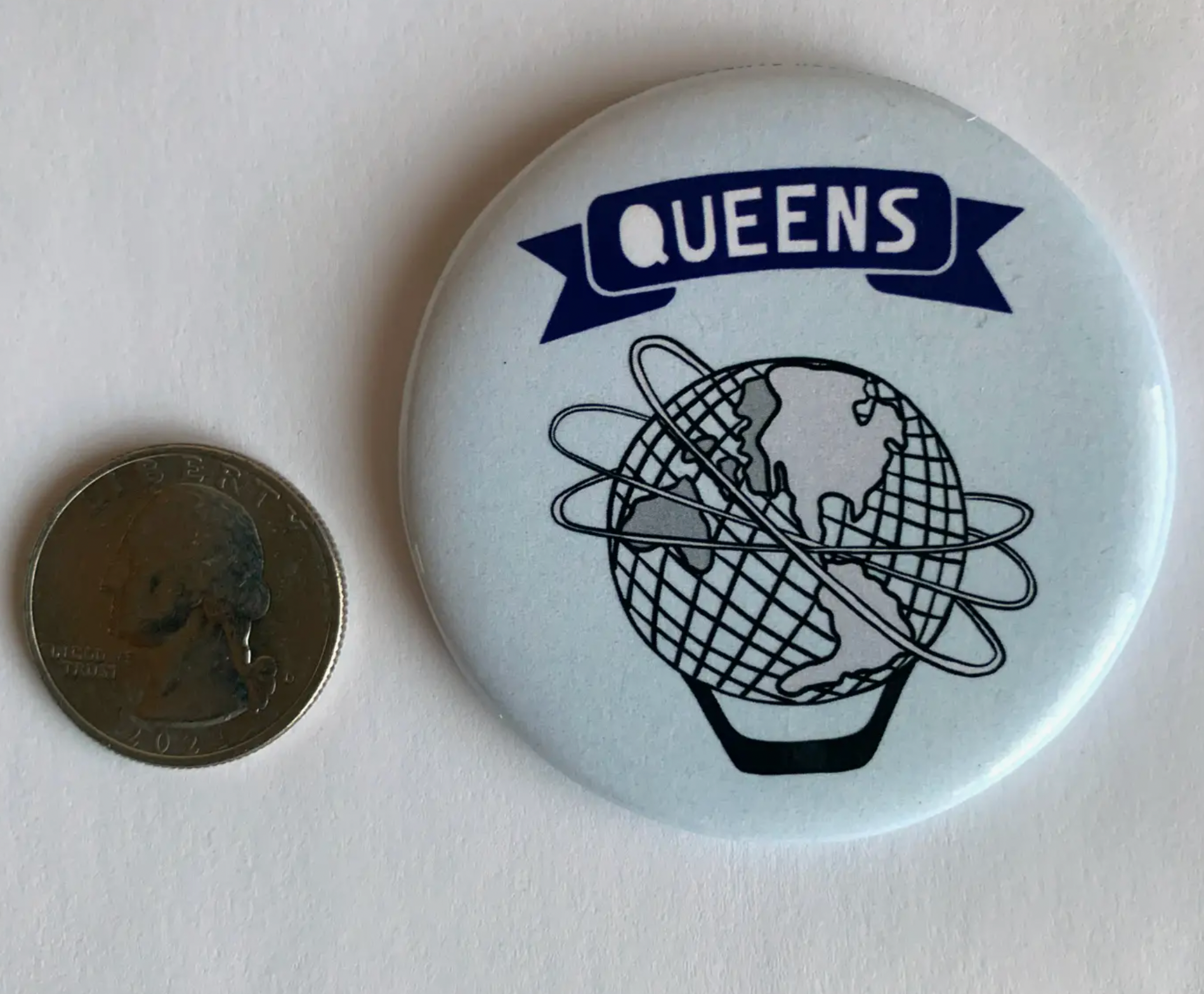 Queens Unisphere Globe Magnet