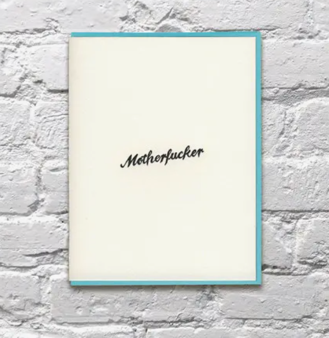 Motherfucker Card