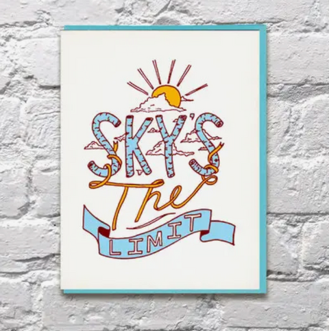 Sky's The Limit Card