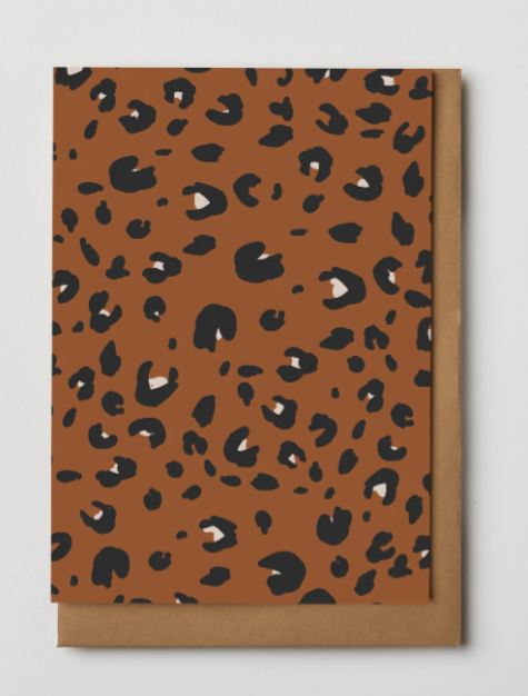 Leopard Notecard (Single)