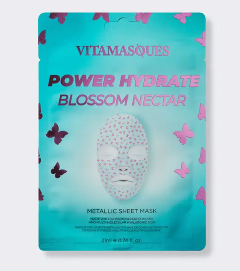 Power Hydrate Blossom Nectar Metallic Face Sheet Mask