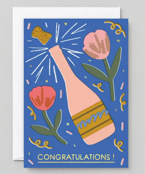 Champagne Greeting Card