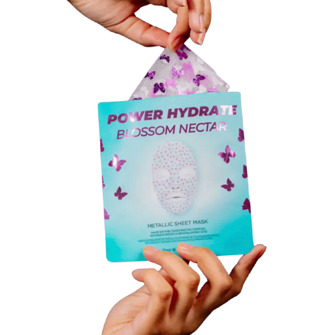 Power Hydrate Blossom Nectar Metallic Face Sheet Mask
