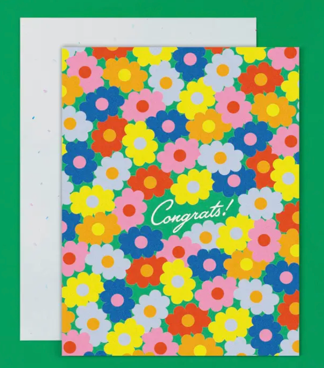 Floral Pattern Congrats