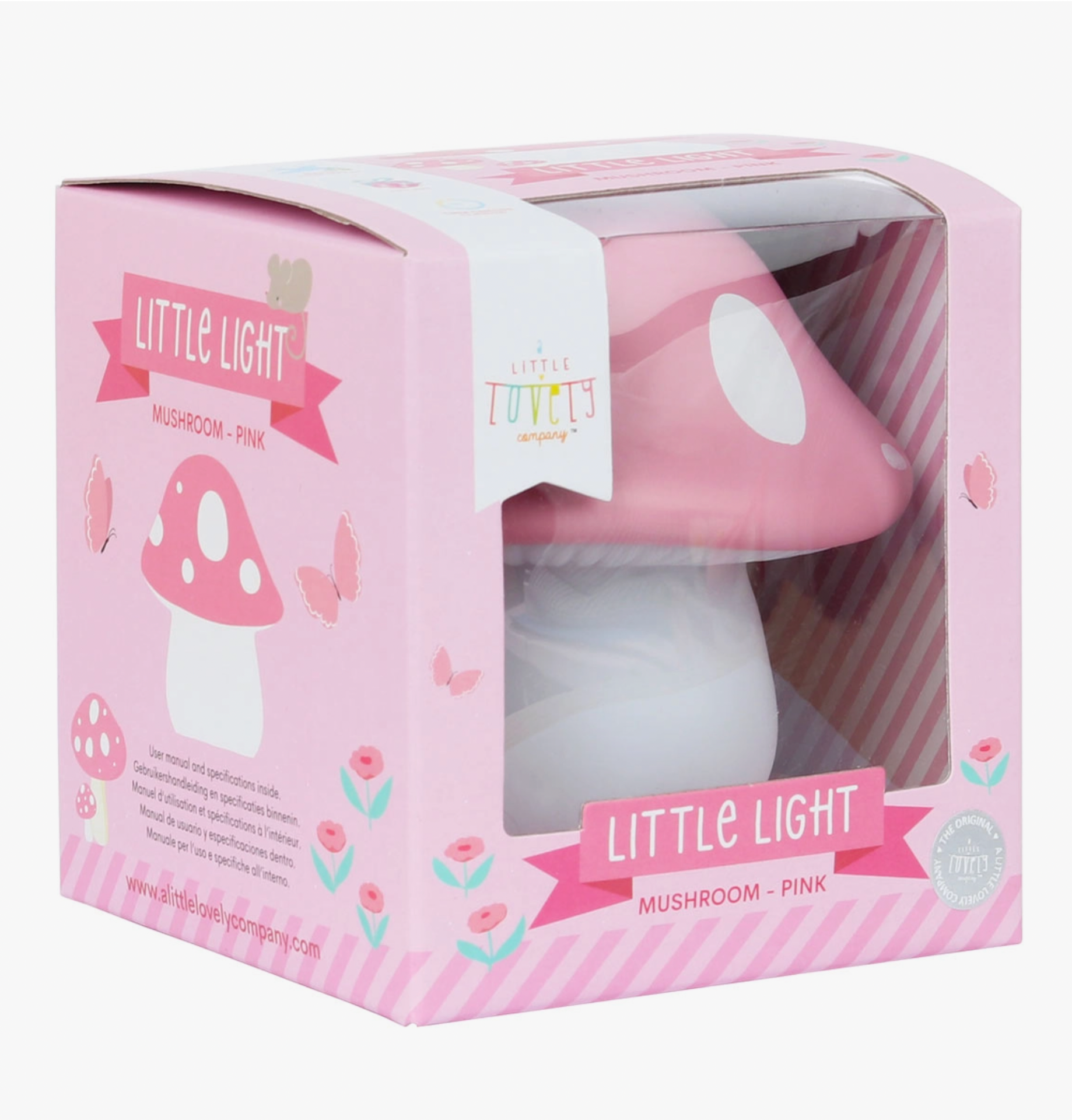 Little Light Mushroom Pastel Pink - Stay Forever