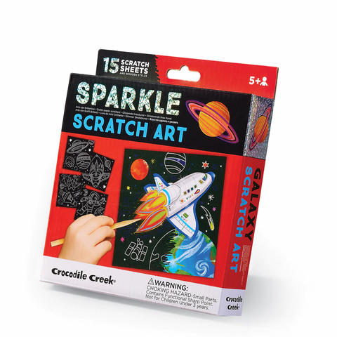 Sparkle Scratch Art Space Explorer