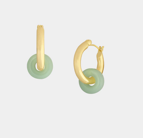Gilda Tiny Donut - Green & Gold
