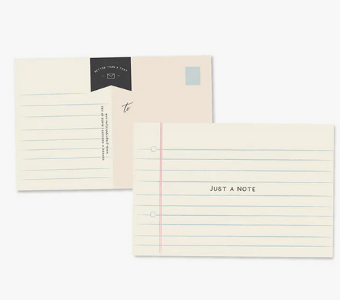 Just A Note Postcards - Set