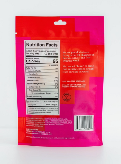 Spicy Strawberry Snacks