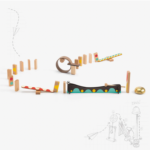 Zig & Go Dring 25 pc Chain Reaction Construction Set
