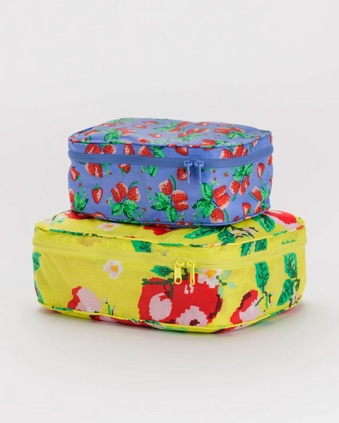 Baggu - Packing Cube Set - Needlepoint Fruit