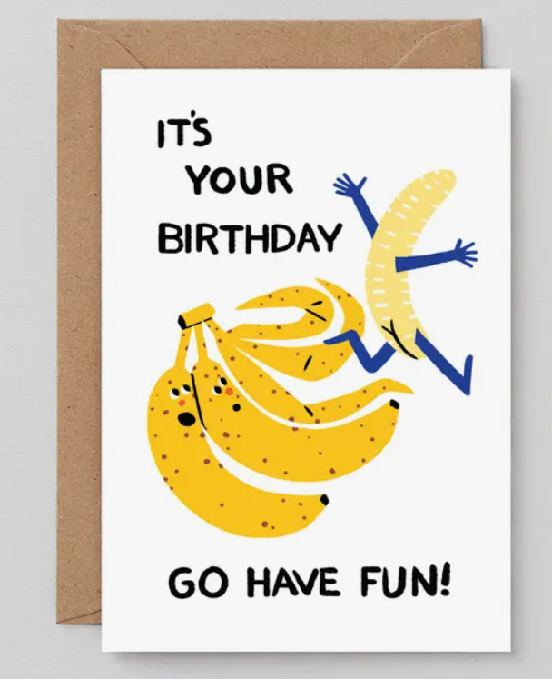 Have Fun Banana Card