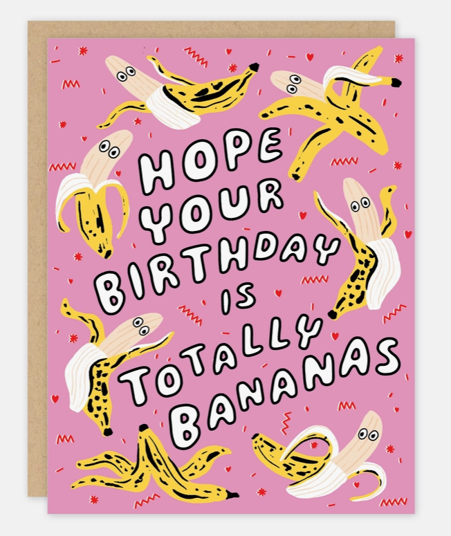 Birthday Bananas Card
