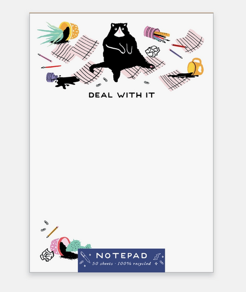 Deal With It Cat Notepad