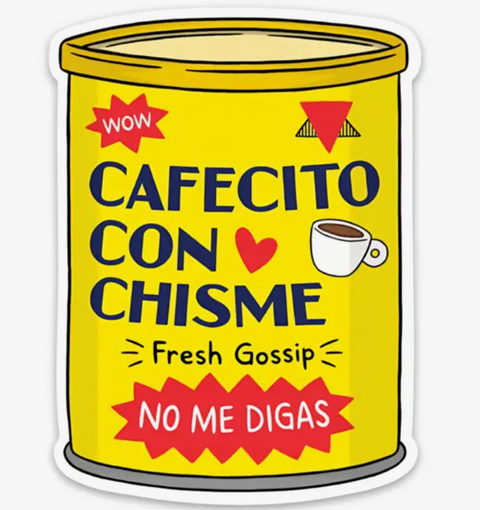Cafecito Die Cut Magnet