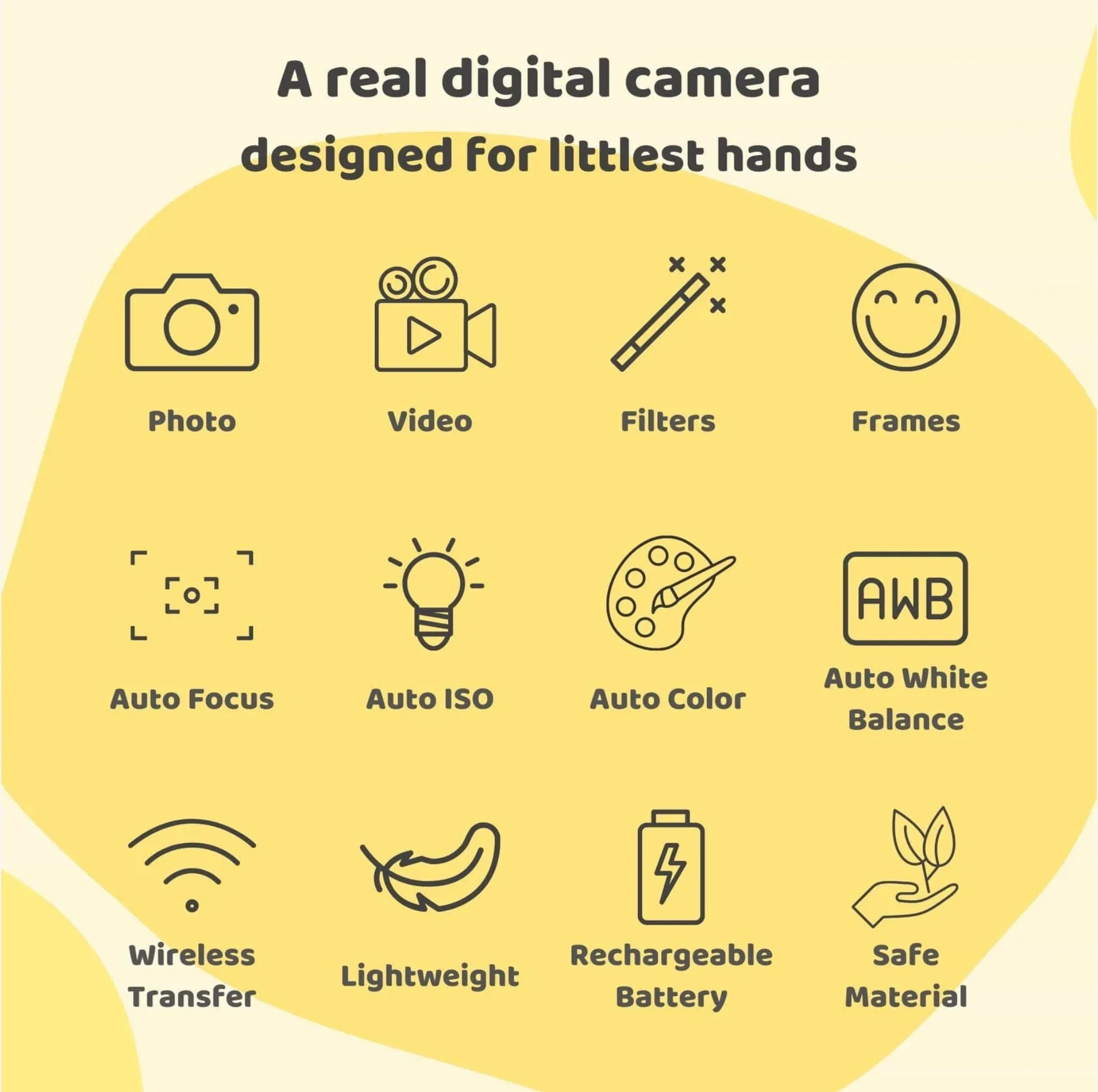 Akito the Fox - Kids Digital Camera - Model C