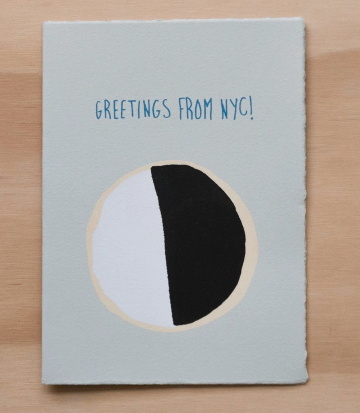 B&W Cookie - Greetings from NYC Card