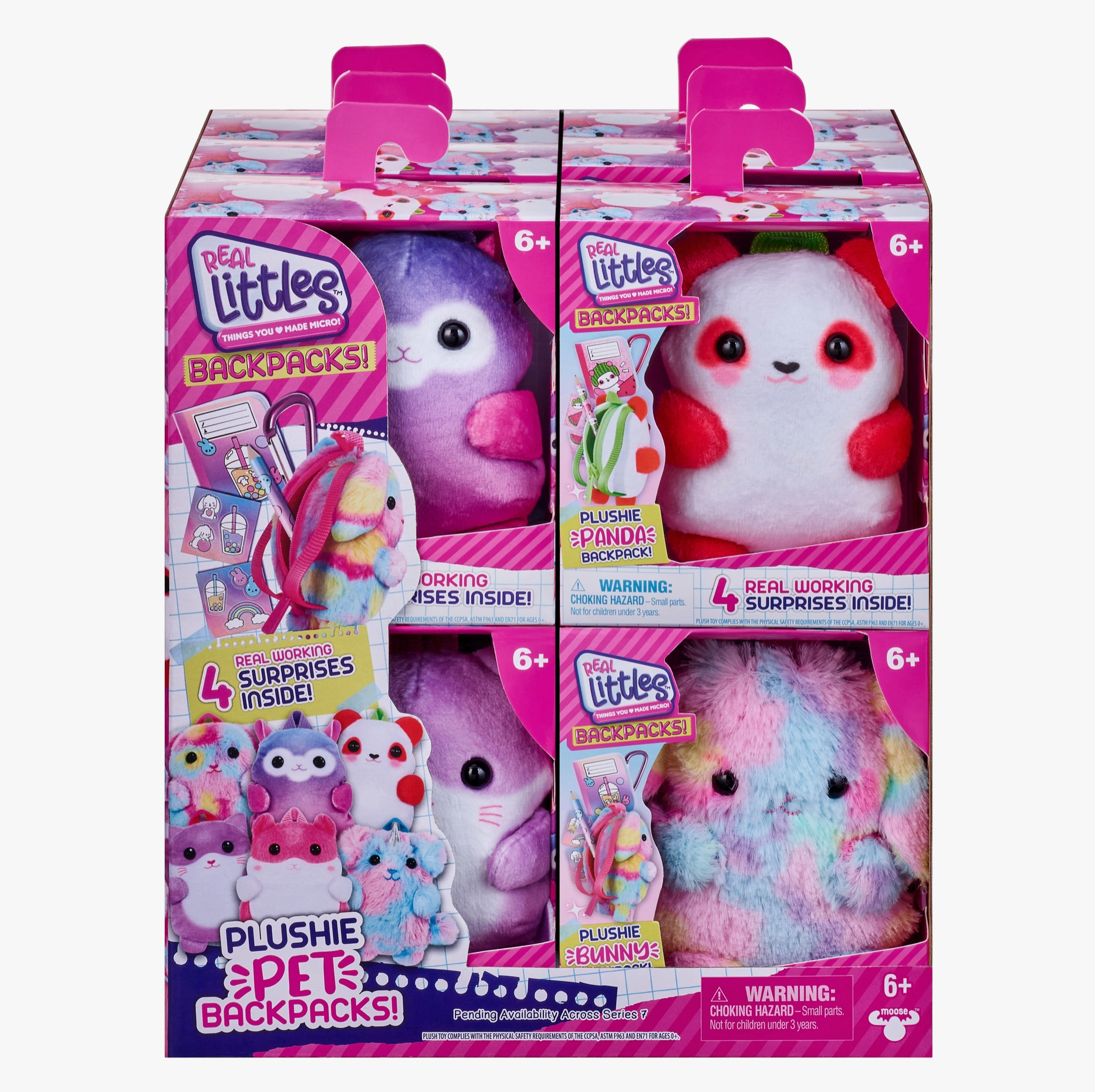 Littles Backpacks S7 Plushie Pet Backpack