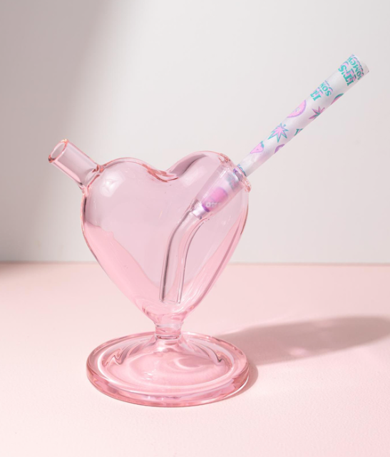 Heart Double-Use Water Piece