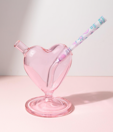 Heart Double-Use Water Piece