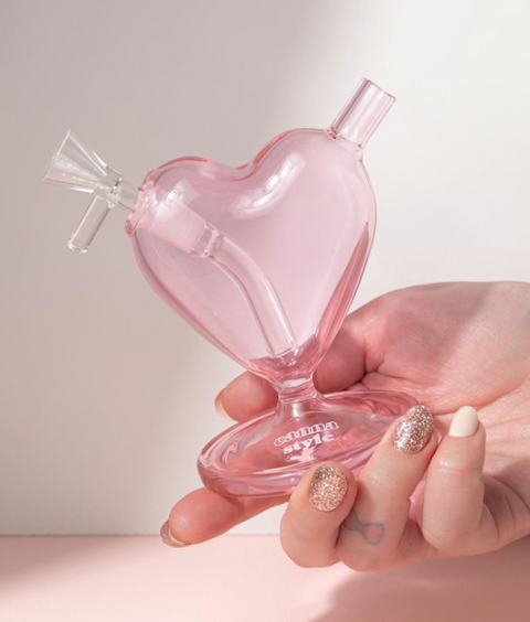 Heart Double-Use Water Piece