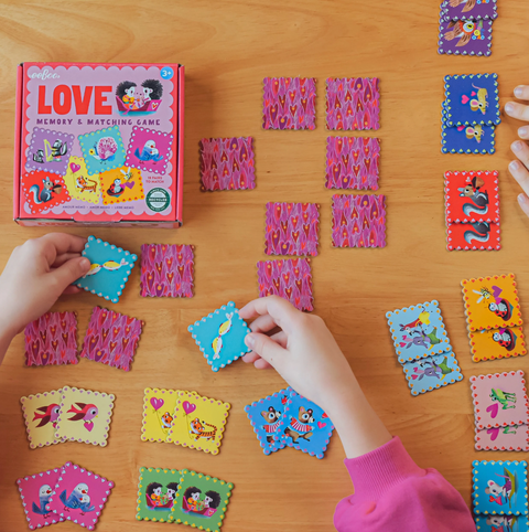 Valentine Love Little Square Memory Game