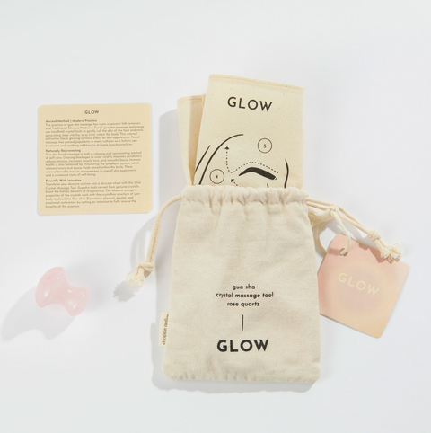 GLOW Gua Sha Crystal Massage Tool