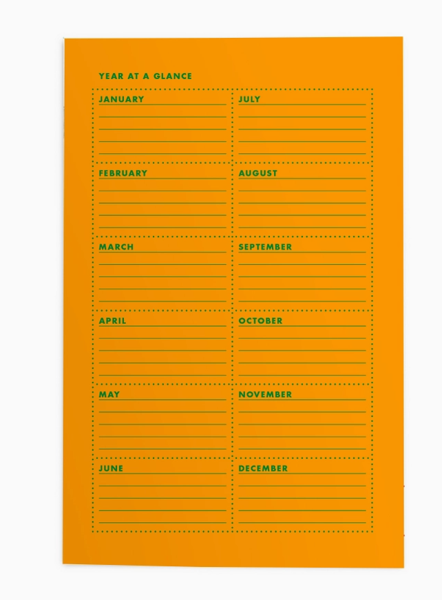 Perpetual To-Go Calendar - Undated