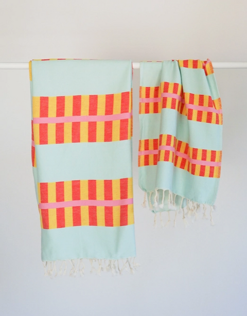 Lattice Turkish Hand Towel - Summer Spritz