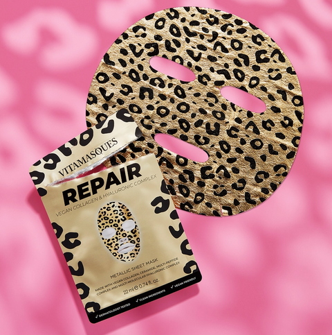 Repair Vegan Collagen & Gold Metallic Face Sheet Mask