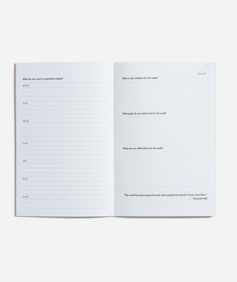 Feel Good Intention Journal. English Edition
