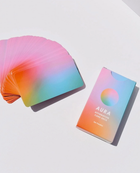 Aura Affirmation Card Deck - Available in Spanish or English