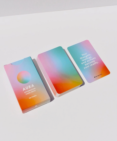 Aura Affirmation Card Deck - Available in Spanish or English