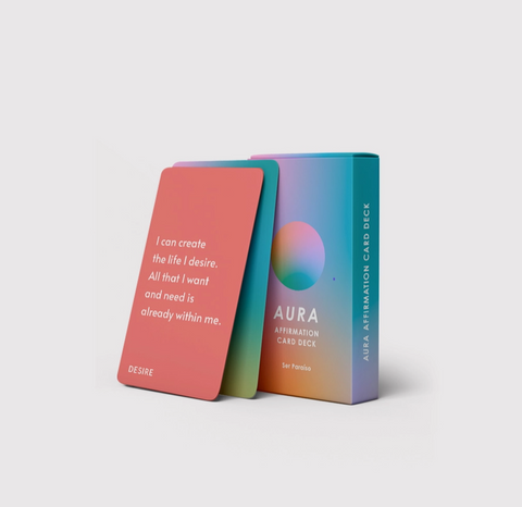 Aura Affirmation Card Deck - Available in Spanish or English