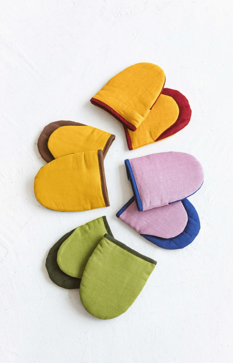 Linen Oven Mini Mitt