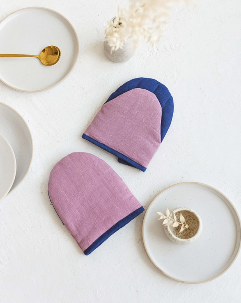 Linen Oven Mini Mitt