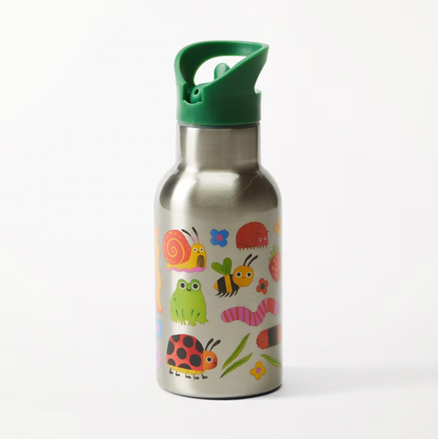 Stainless Steel Water Bottle - Garden Friends