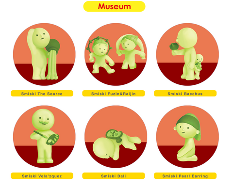 Smiski Mini Figure Museum Series