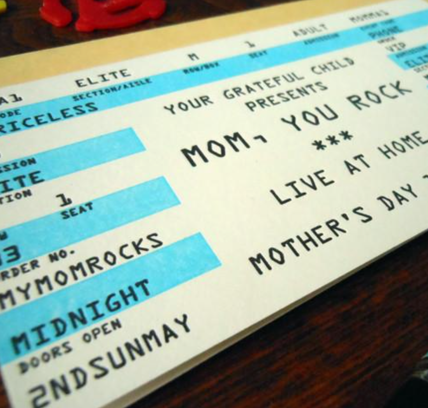 Mom Rock Ticket